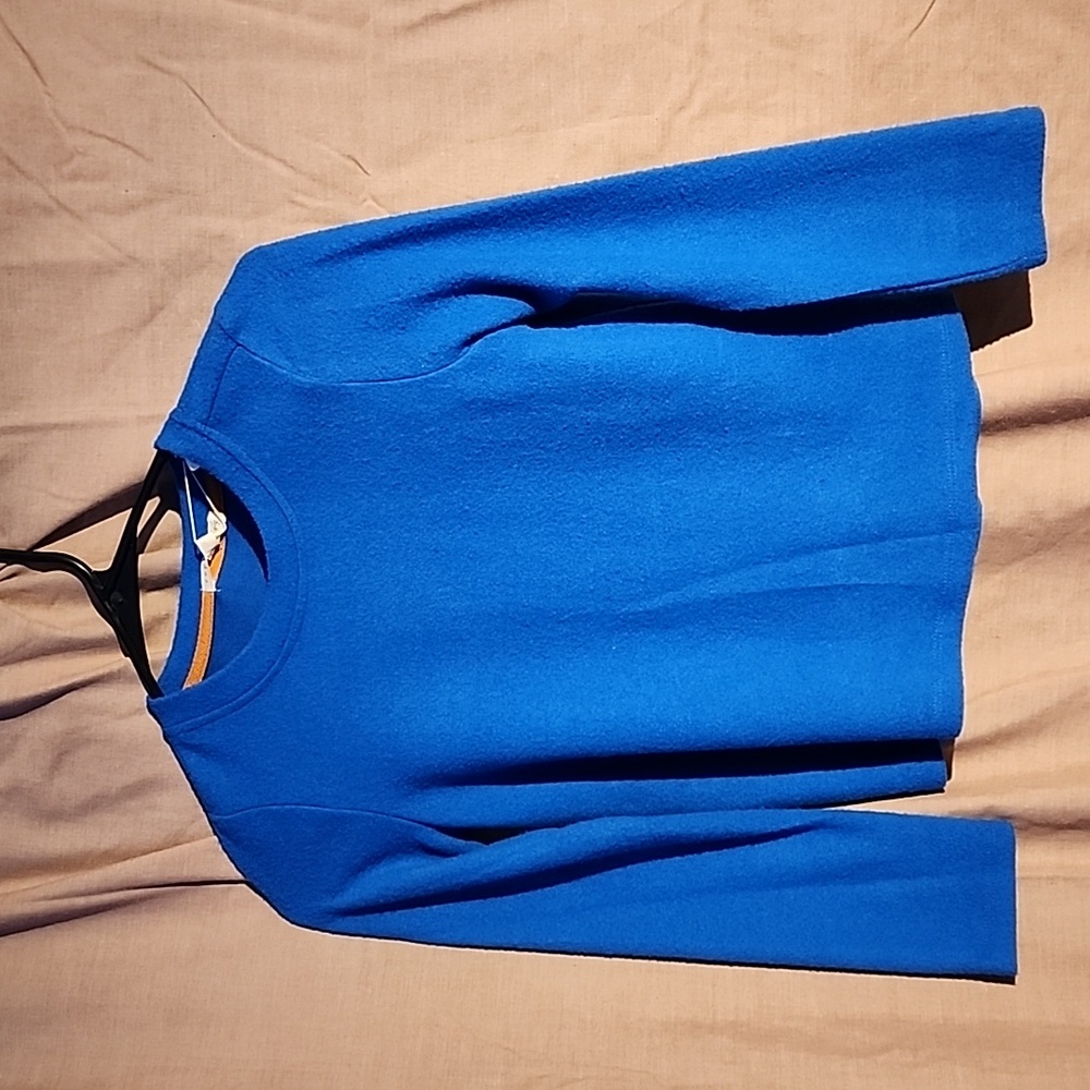 Copper Key Girls royal blue crewneck pullover